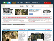 Tablet Screenshot of hotel-santillana.com
